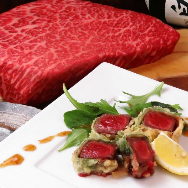 和牛大葉巻き