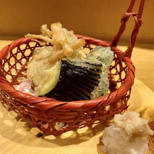 seasonal vegetable tempura