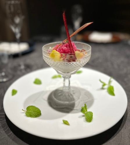 Delicate and gentle French cuisine using ingredients from Hokkaido