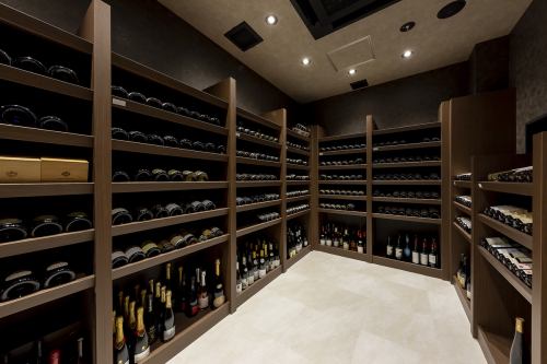 Wide selection of wines