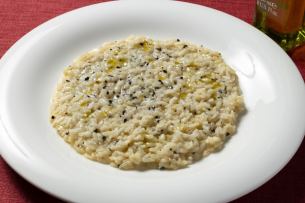 Truffle-flavored risotto with plenty of cheese