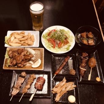 [Full volume! 2 hours of all-you-can-drink included] Charcoal enjoyment 4,000 yen course