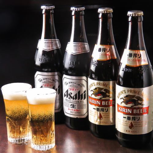 All-you-can-drink includes Asahi bottled beer!