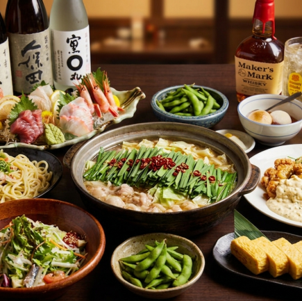 〈鍋あり〉『匠宴コース』鮮魚三種盛りやふわふわ厚切玉子含8品 2時間飲み放題付 5500円⇒4500円