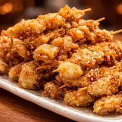 秘制炸鸡皮串
