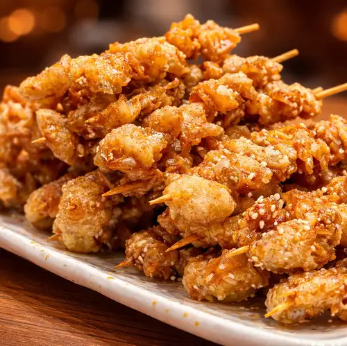 秘製炸雞皮串