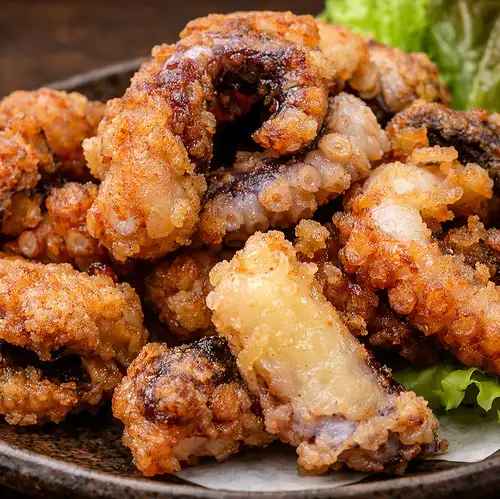 炸章魚
