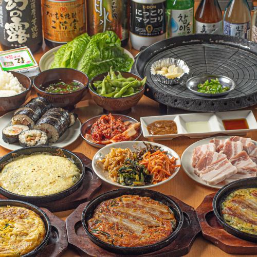 본고장 한국 요리를 코스파 잘 즐길!