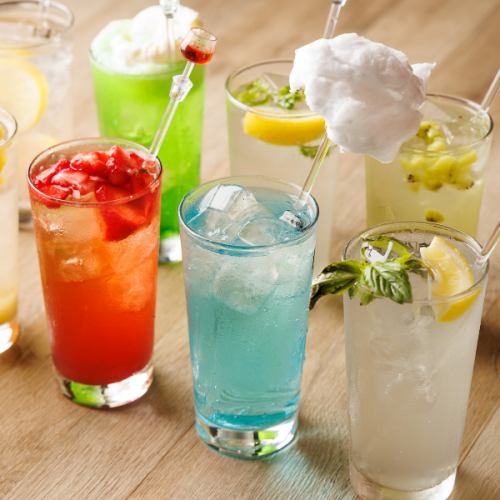 We also offer all-you-can-drink items! 2 hours of all-you-can-drink from 2,000 yen!