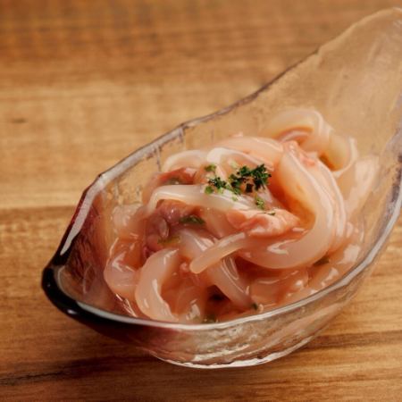 イカ 青唐辛子酒盗和え