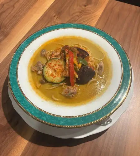 グリーンカレーパスタ