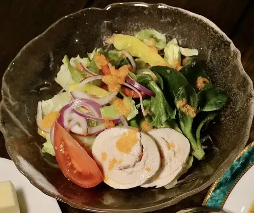 蒸し鶏サラダ