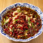 歌楽山式・鶏肉のピリ辛炒め