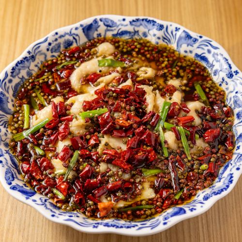 歌楽山式・鶏肉のピリ辛炒め