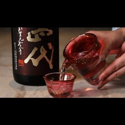 こだわりの日本酒を提供
