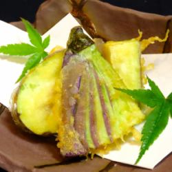 佐渡原茄子～天婦羅～