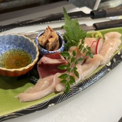 地雞刺身拼盤（5種）