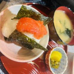 饭团味噌汤套餐