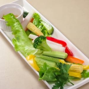 彩り野菜のバーニャカウダ