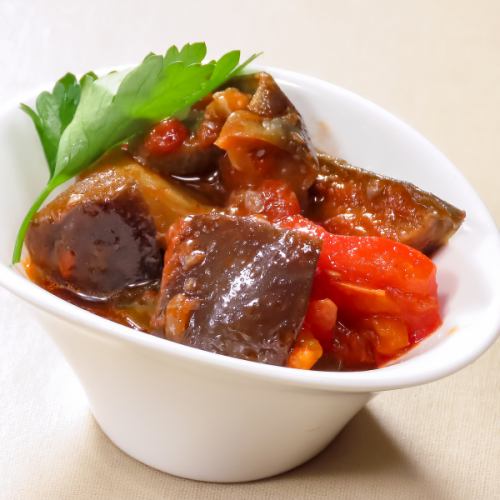 Ratatou (vegetables stewed in tomato sauce)