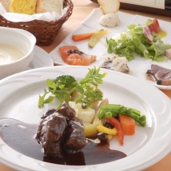 Lunch～*＊気軽に楽しむ ランチコースAコース＊*～【全3品/2,970円】