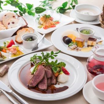 Lunch～*＊食後のデザート ドリンク付きBコース＊*～【全5品/3,850円】