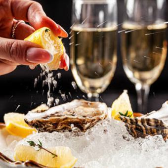 【每日限一組】地下貴賓室貴賓套餐,120分鐘暢飲,共9道菜,11,000日圓(含稅)