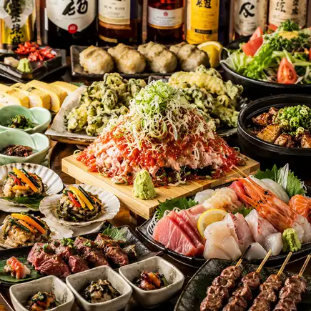 ●規格外●3h全150種 名物番長寿司.焼き鳥.海鮮寿司.etc…ほぼ全品食べ飲み放題4500円⇒3500円