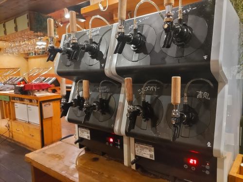 Wide selection of craft draft beers