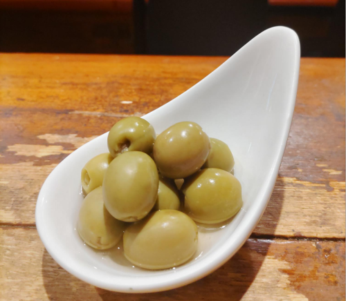 Green olives with anchovies