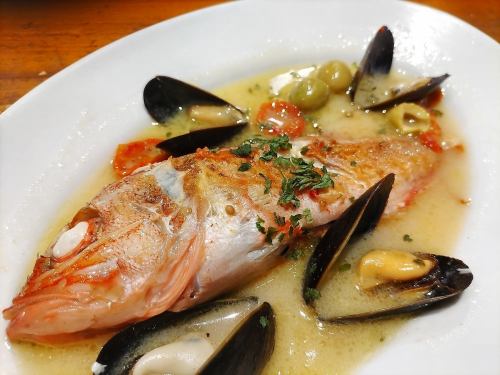 Whole Rockfish Acquapazza