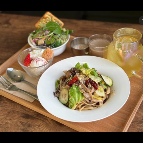 春野菜のペペロンチーノパスタセット