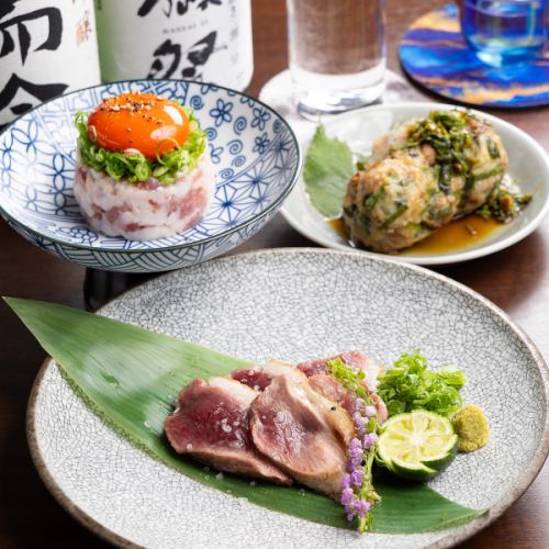 【店主イチオシ◎】希少で肉質の良い「河内鴨の創作料理」/650円（税込）～