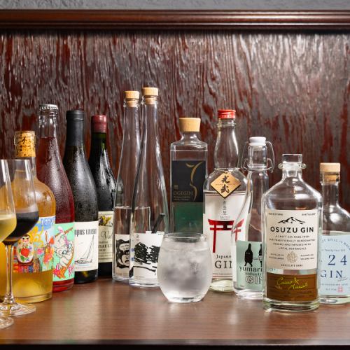 [A must-see for alcohol lovers ◎] Other stores offer carefully selected "craft gin" and "natural wine"!