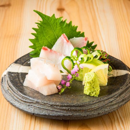 Amberjack sashimi