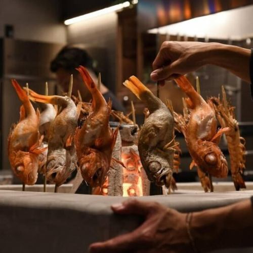 【当店名物】　原始焼き