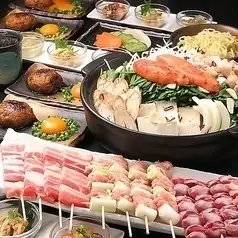 『自慢のラインナップ!!3H飲み放題付き酒場コース』全12品6000円⇒5000円