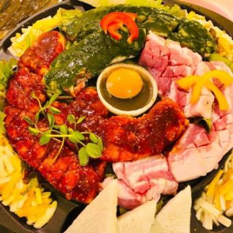 [Includes 120 minutes of all-you-can-drink] Introduced on TV (ranked 2nd in the first half of the program) Hand-rolled Yakiniku course with a choice of 4 types of meat