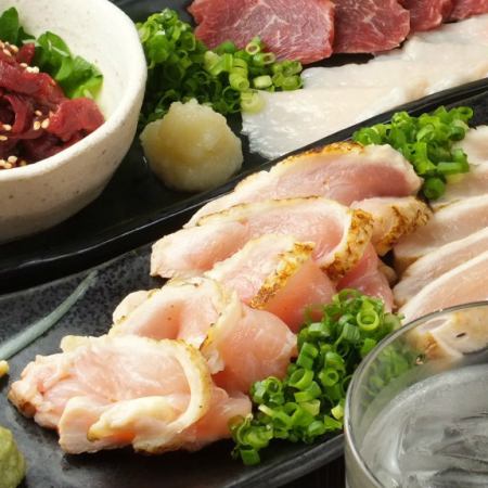 宮崎県・日向鶏モモ肉のタタキ