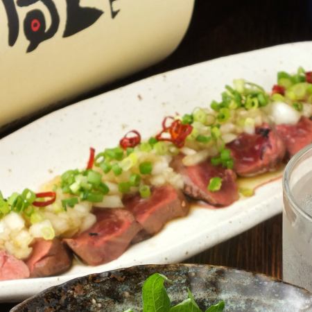 新鮮！日向鷄レバー焼　ネギゴマ油ダレ