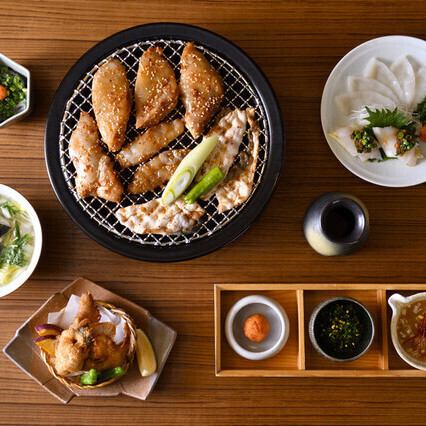●千駄ヶ谷 焼き福 浅野●【飲み放題付き】焼きふぐコース　全5品