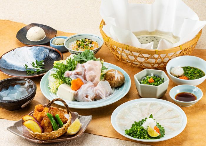 <土日祝ランチ限定>正午膳(しょうごぜん)唐揚げ付き《全8品》
