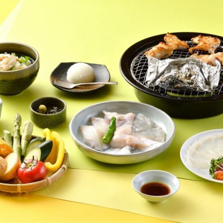 【焼きふぐ】◎季節限定◎夏安居・玄貴(げんき)コース《全6品》※5/13より