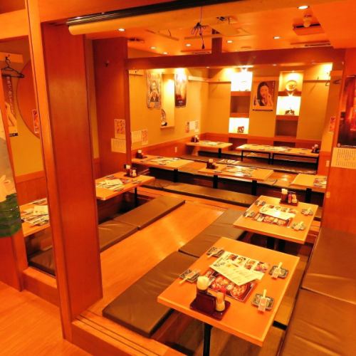 The second floor can be used for up to 60 people! Nishikawaguchi Station Chika's excellent location!