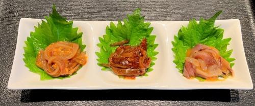 イカ珍味3種盛り