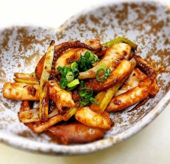 イカわた味噌焼き