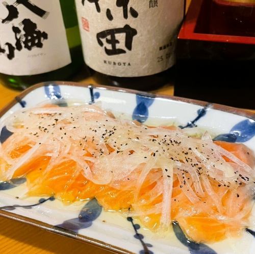 サーモンカルパッチョ（龍馬の好きそうなもん集めました！フェア）