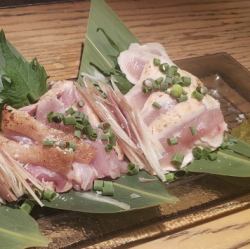 鶏たたき三種盛り合わせ