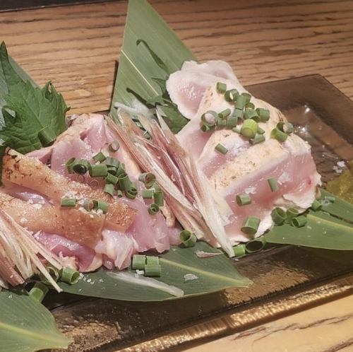 鶏たたき三種盛り合わせ