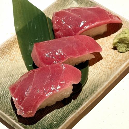 本鮪の握り寿司（3貫）
